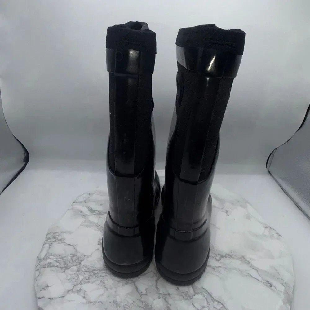BOGS Black Kids Tacoma Rain Boots-13